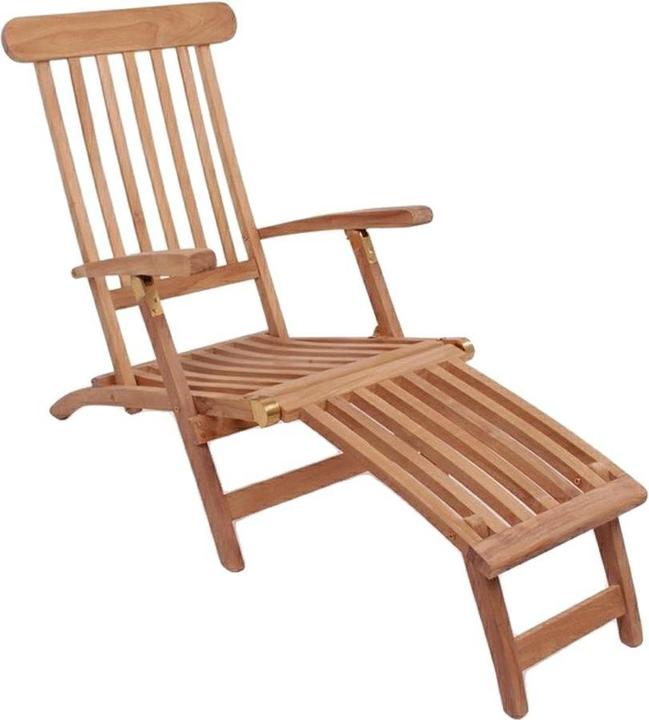 Image du produit House Nordic Chaise de pont en teck Arrecife Teck (150 cm)