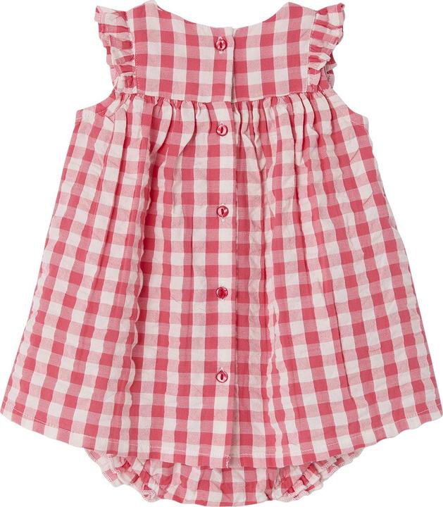 Vertbaudet Baby-Set mit Vichykaro: Kleid & Slip