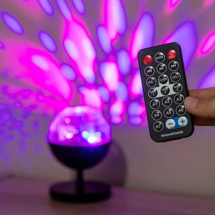 Produktbild InnovaGoods LED-Projektor mit BT-Lautsprecher