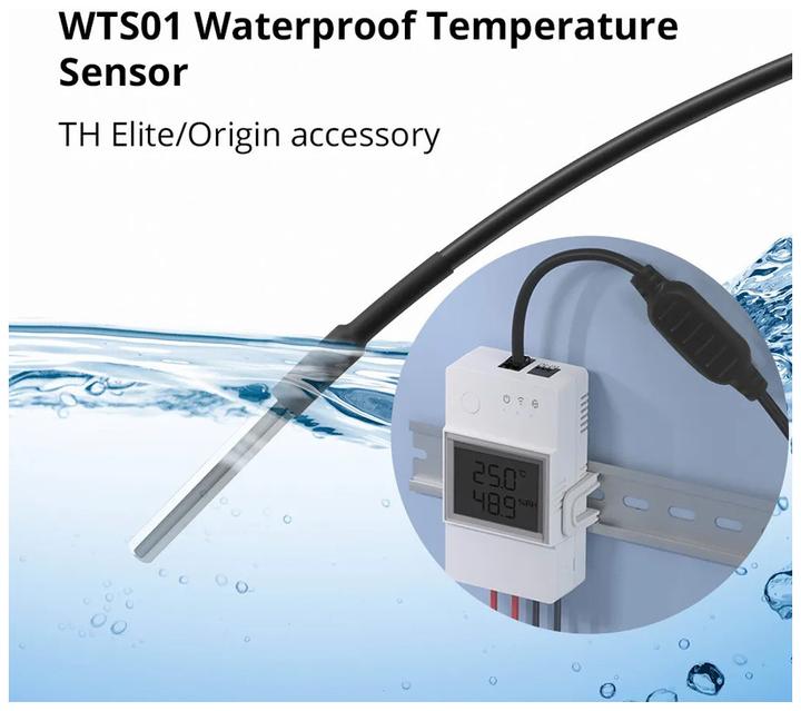 Produktbild Sonoff WTS01 Temperatursensor Wasserdicht RJ9 1.5m
