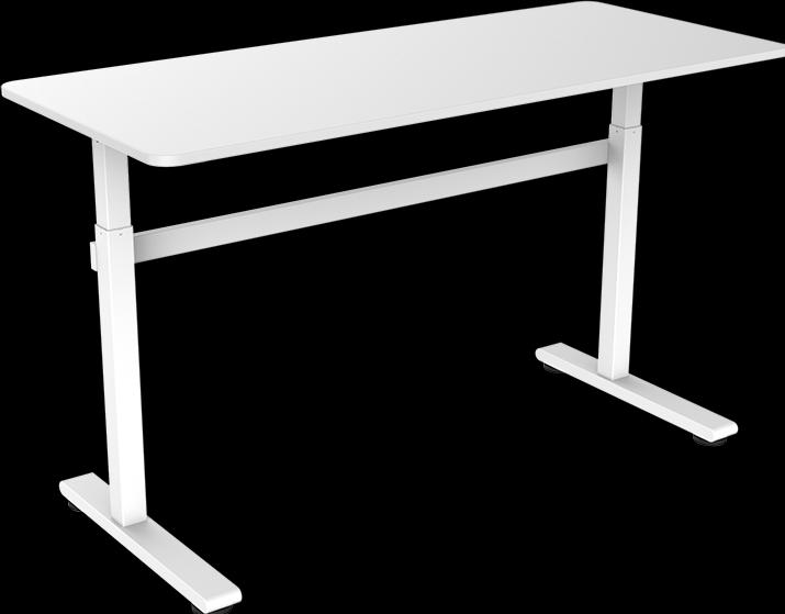 Actual product image LogiLink EO0027W - Manually adjustable sit/stand workstation (140 x 60 x 117 cm)