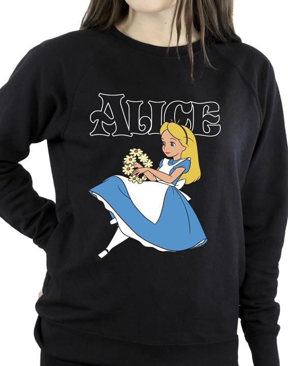 Image du produit Disney Sweatshirt Womens/Ladies Alice In Wonderland Flowers (S)