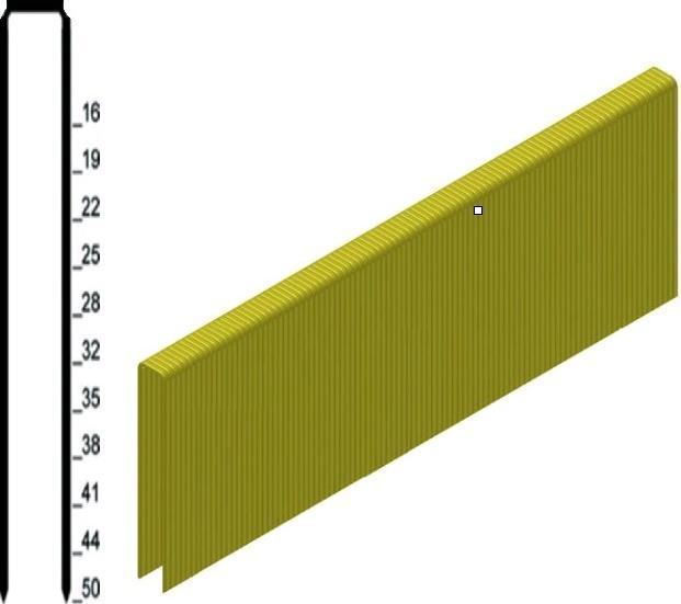 Prebena Heftklammern verzinkt geharzt32 mm