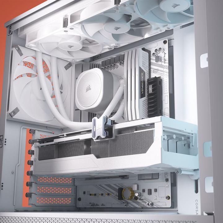 Produktbild Corsair 4000D FRAME RS ARGB WHT MID CASE (Mini-ITX, ATX, E-ATX, mATX)