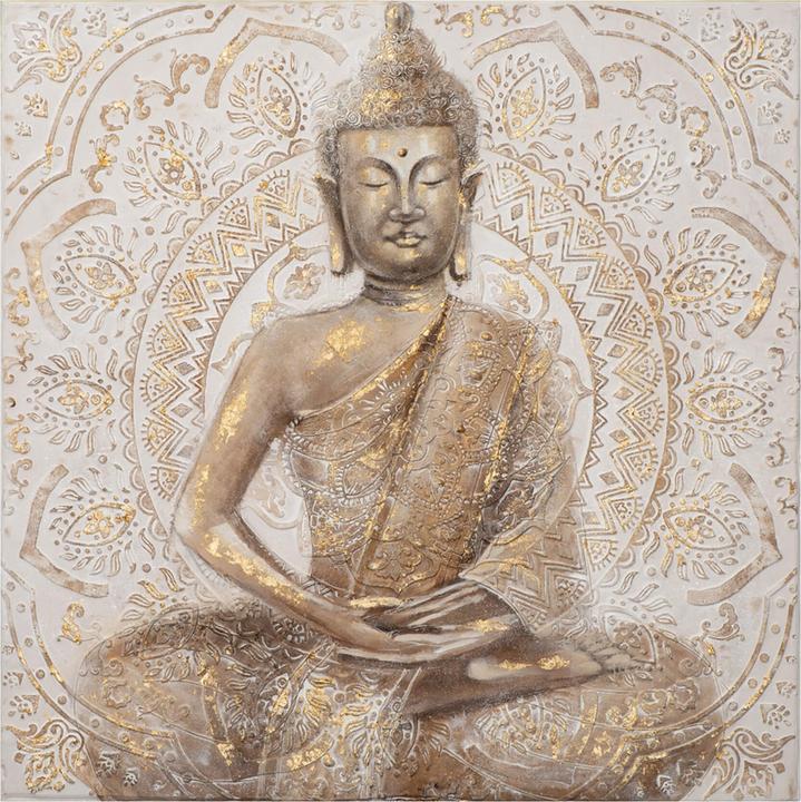 Image du produit Alldecor Bouddha doré 1 (100 x 100 cm)