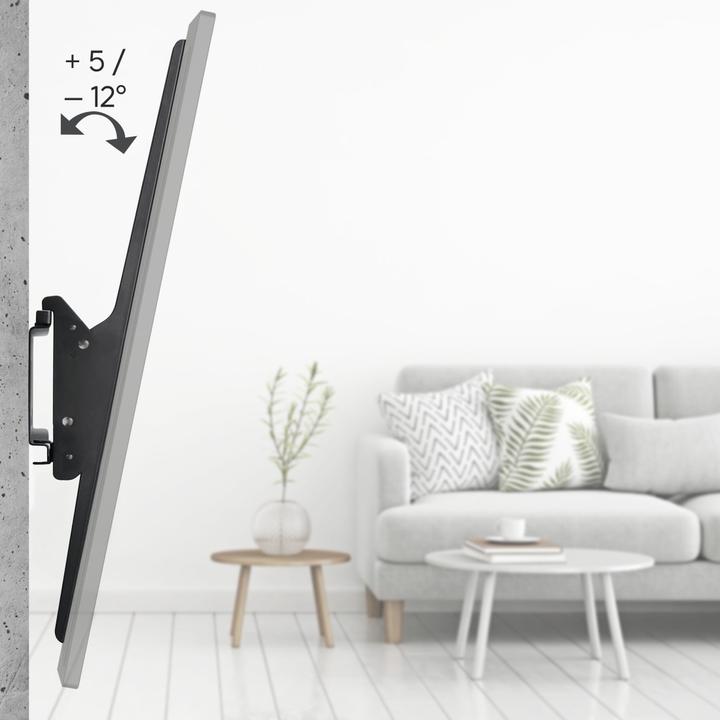 Actual product image Hama TV wall bracket, inclinable, 305 cm (120") up to 100 kg, wall distance 2.8 cm (Wall, 120", 100 kg)
