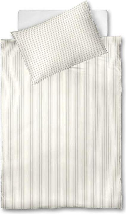 Produktbild Fleuresse Damast Bettwäsche Melk 70x90cm / 140x200cm Creme (Bettwäsche Set, 140 x 200 cm)