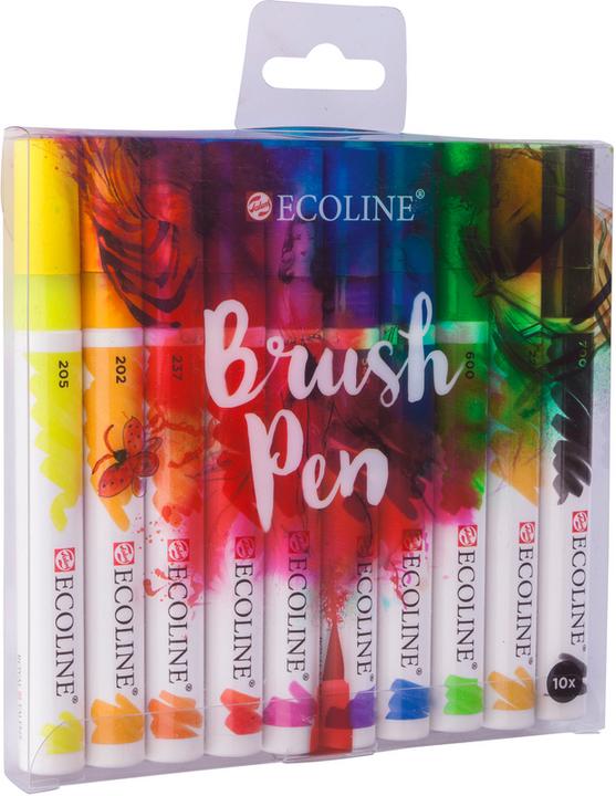 Immagine prodotto Talens Penna a pennello ECOLINE (Multicolore, 10 x)
