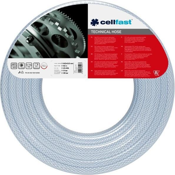 Produktbild Cellfast Technikschlauch 14x3mm Pflanzenschutzmittel/Druckluft 50m - 20-206 (50 m, 14 mm)
