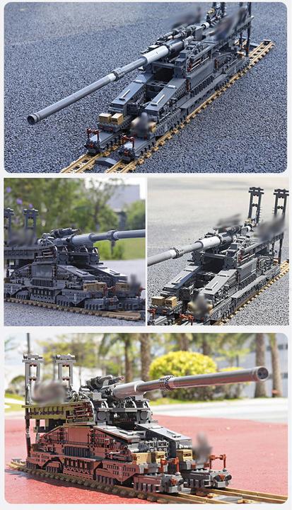 Produktbild Kazi Eisenbahngeschütz "Dora" 3in1
