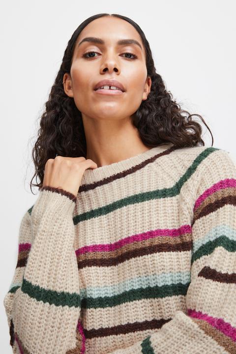 Actual product image B.young BYOKSANA STRIPE JUMPER 2 - 20813535 (L)