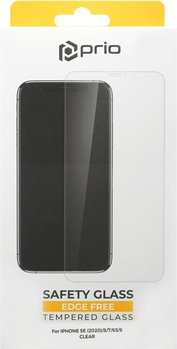 Produktbild prio Displayschutzglas für iPhone SE(2022/2020)/8/7/6S/6 transparent (1 Stück, Apple iPhone 6s, Apple iPhone SE (3rd Gen), Apple iPhone SE (2nd Gen), Apple iPhone 6, Apple iPhone 8, Apple iPhone 7)