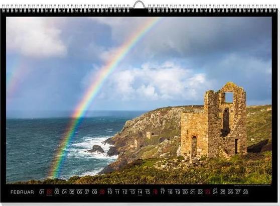 Actual product image Rainbow Premium Calendar 2025 (60 x 42 cm, German)