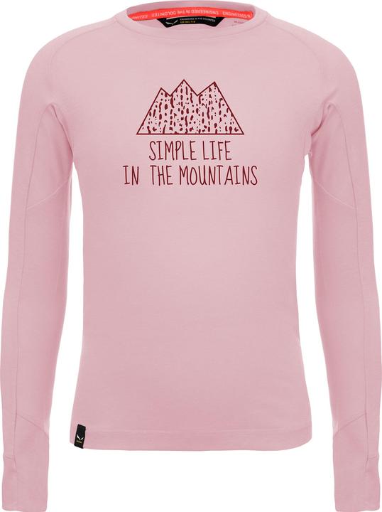 Salewa Kid's Pure Graphic Dry L/S Tee