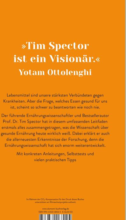 Produktbild Nahrung fürs Leben (Deutsch, Tim Spector, Sara Riffel, Petra Huber, 2023)