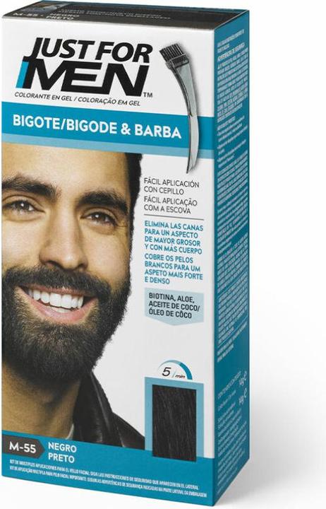 Produktbild Just For Men Schnurrbart und Bart (M55 Schwarz)