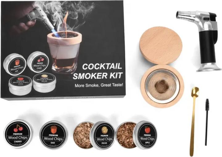 Image du produit PhoneLook Cocktail Smoker Kit mit Heater sowie premium Wood 4 sorten für smoking Whiskey & Bourbon
