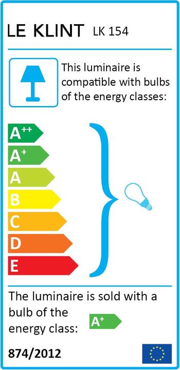 Energie-Label Le Klint Pleats (E27)