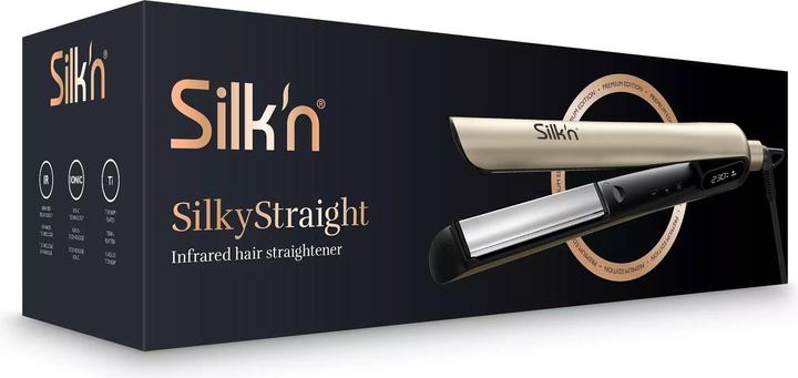 Immagine prodotto Silk'n Stijltang - SilkyStraight - Stijltang met Infrarood- en Ionische Technologie - Kerstcadeau idee- Bei (Piastra per capelli)