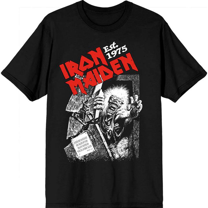 Produktbild Iron Maiden Est. 1975 No Prayer Grave Red Logo (M)