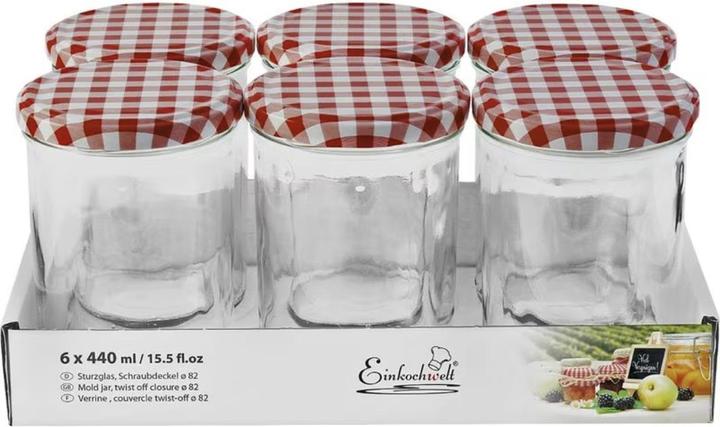 Actual product image Einkochwelt Preserve jars (6 pcs., 0.44 l)