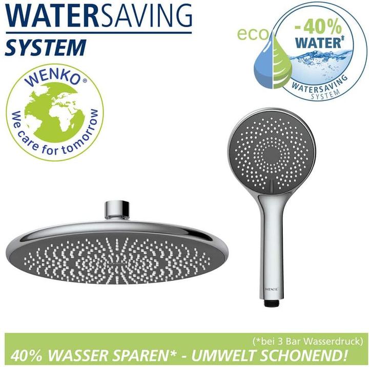 Produktbild Wenko Water Saving Duschsystem chrom