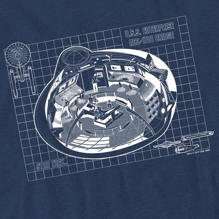Actual product image Unisex Adult Bridge Print T-Shirt (L)