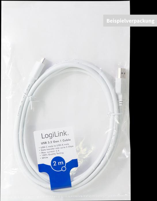 Produktbild LogiLink USB C – USB A (0.15 m, USB 3.0)
