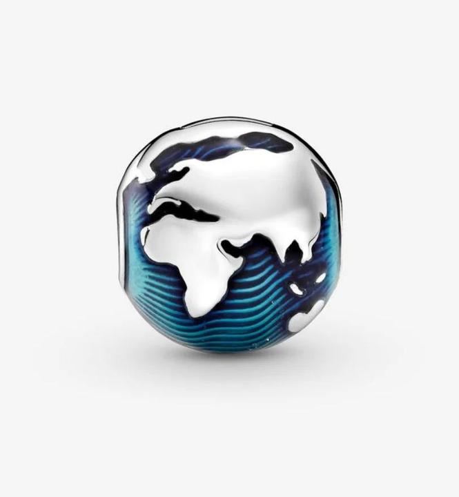 Produktbild Pandora Globe Clip Charm (Silber 925, Emaille)