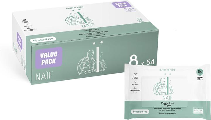 Produktbild Naïf Baby Feuchttücher (432 Stück)