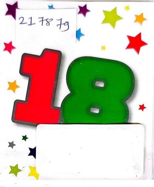 Produktbild Simon Elvin Geschenkanhänger 18. Geburtstag 12erPack Seidenpapier (Geschenkpapier, 12 x)