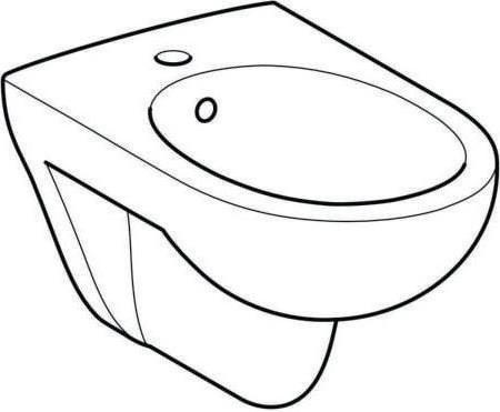 Actual product image Geberit Renova wall bidet white 233040000