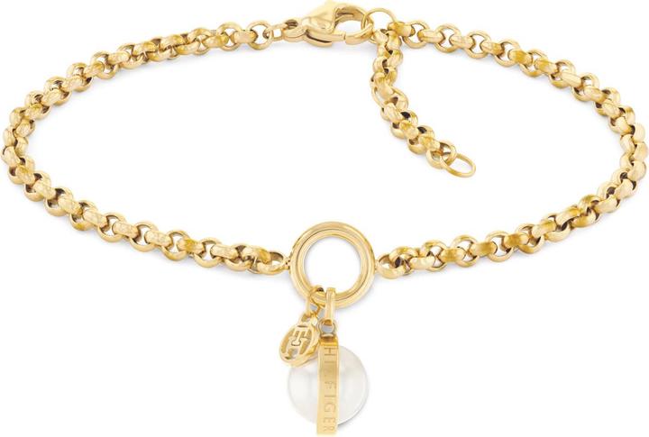 Tommy Hilfiger Pearl Armband (18.50 cm, Edelstahl)