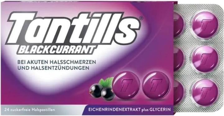 Image du produit Tantills Pastilles pour la gorge Blackcurr 24pcs (24 pièce(s))