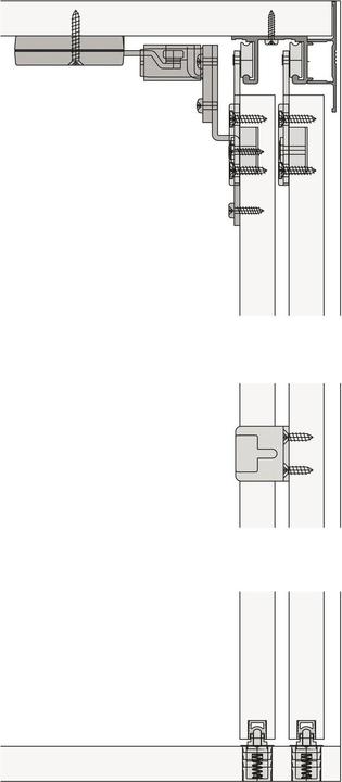 Actual product image HAWA Sliding door set combino