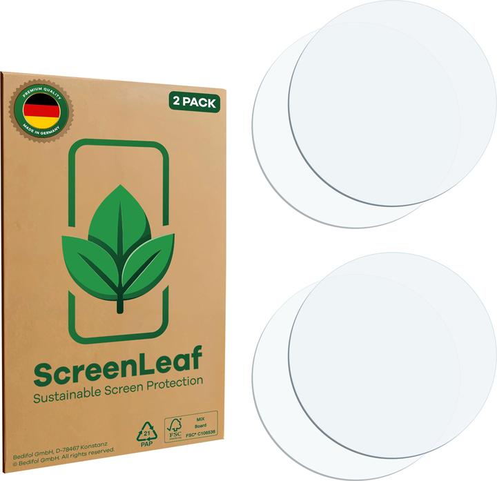 Produktbild ScreenLeaf Schutzfolie nachhaltiger Displayschutz Display Schutz Folie Klar Transparent (2 Stück, Motorola Edge 50 Pro)