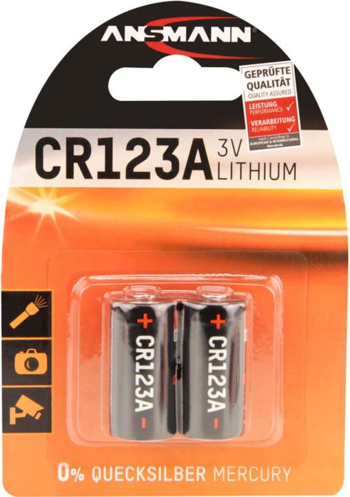 Actual product image Ansmann Lithium battery CR13 (1 pcs., RCR123A, 1500 mAh)