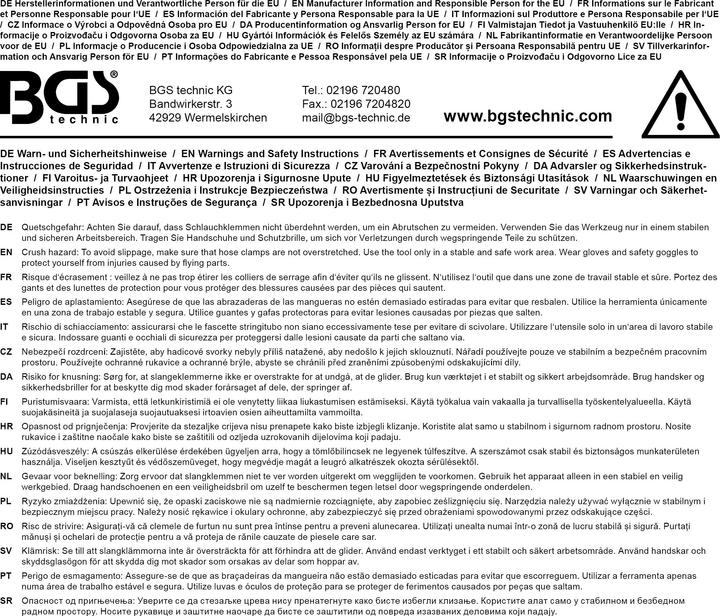 Actual product image BGS Gummierte Schlauchklemmen-Sortiment Ø 6 - 16 mm 18-tlg.