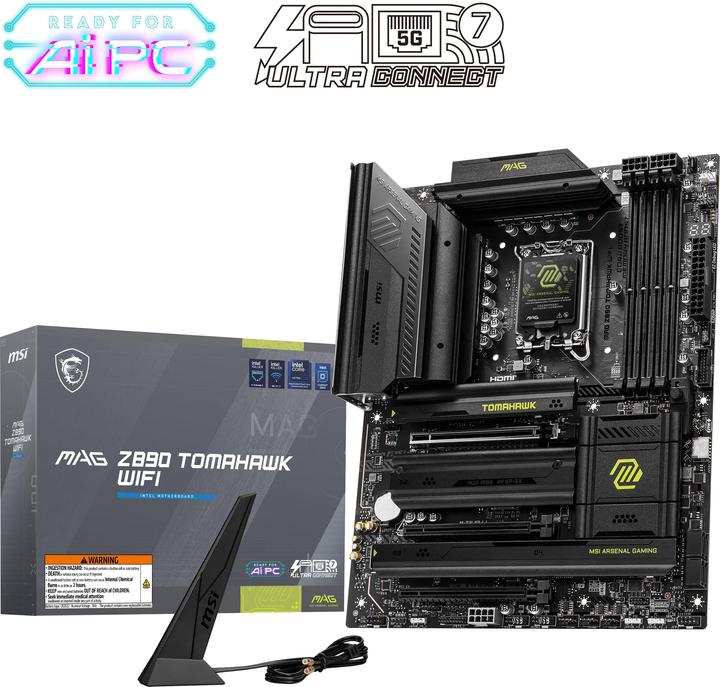 Actual product image MSI MAG Z890 TOMAHAWK WIFI (LGA 1851, Intel Z890, ATX)