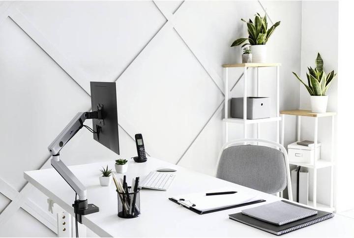 Produktbild Durable Monitorhalt. SELECT PLUS m Arm f 1 Mon. Tischb. Sil. (Tisch, 32.01")