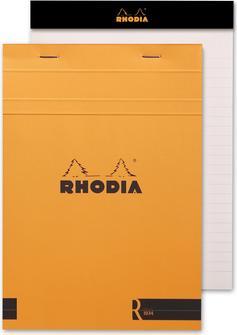 Actual product image Rhodia Writing pad (A5, Plain, Hardcover)