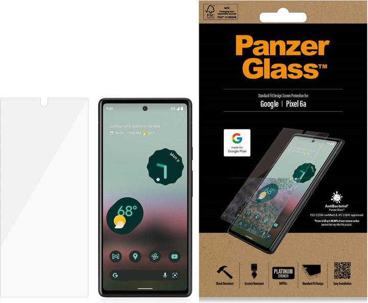 Produktbild PanzerGlass Google Pixel 6a AB (1 Stück, Google Pixel 6a)