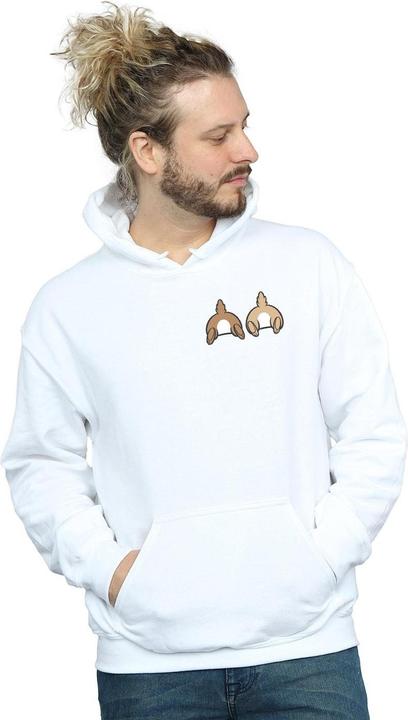 Immagine prodotto Disney Chip N Dale Backside Breast Print Felpa con Cappuccio Uomo (M)