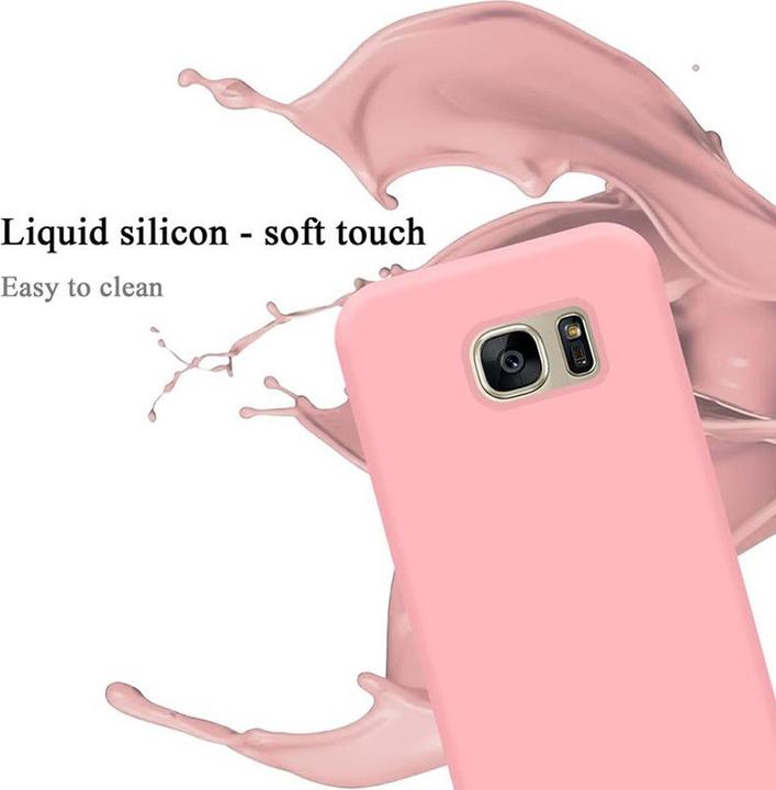 Actual product image Cadorabo TPU Liquid Silicone Case Cover (Samsung Galaxy S7)