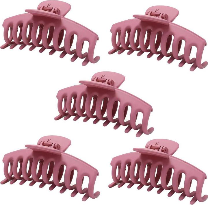 Immagine prodotto JTI Fermaglio per capelli XL - rosa - 5 pezzi (5 pz.)