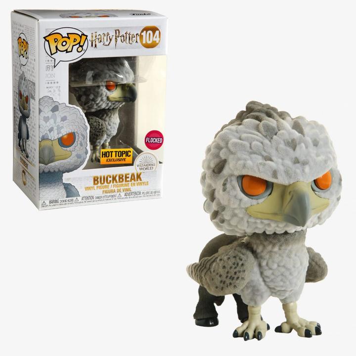 Actual product image Funko POP! Harry Potter Buckbeak (Orange Eyes) Floquée