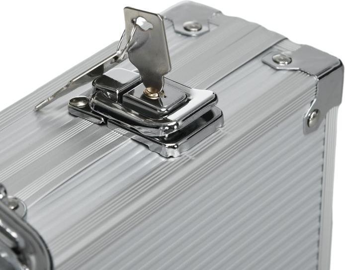 Actual product image Swisshandel24 Poker case set, 500 poker chips 11.5 grams, poker set with lock, 2 poker decks, 5 dice, 1 dealer B