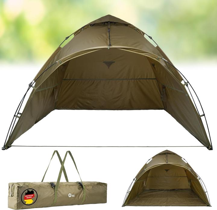 Image du produit Q-Tac Tente de pêche Ruck Zuck Bivvy (Tente tunnel, 5.50 kg, 2 personnes)