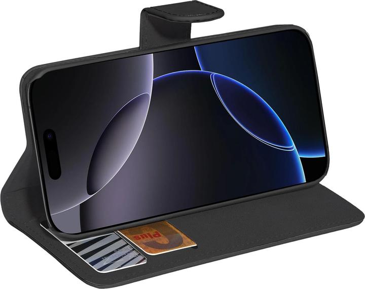 Produktbild Pedea Book Cover Classic für Apple iPhone 16 Pro -black (Apple iPhone 16 Pro)