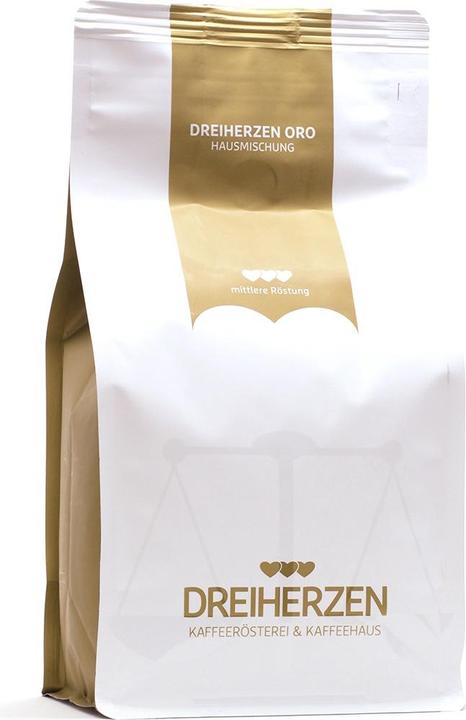 Produktbild Dreiherzen Bohnenkaffee 1kg (1000 g, Mittlere Röstung)